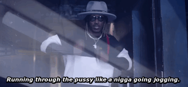 running thru the pussy