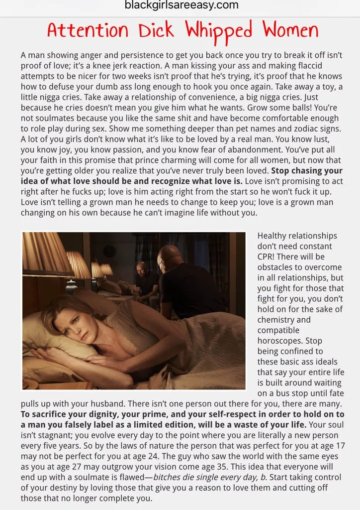 Black Girls Are Easy